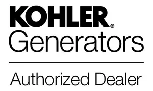 Kohler Authorized Dealer badge — Frontier Electric LLC is a certified Kohler generator dealer in Kansas
